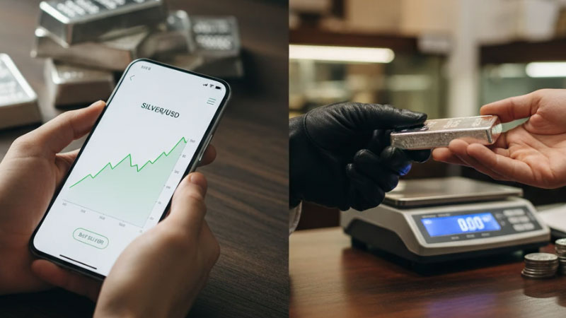 خرید آنلاین یا حضوری نقره؟ کدام انتخاب عاقلانه‌تری است؟