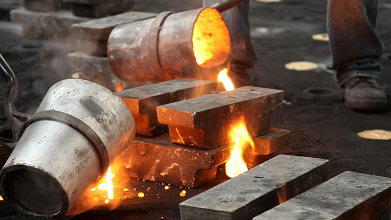 نقره ذوب شده