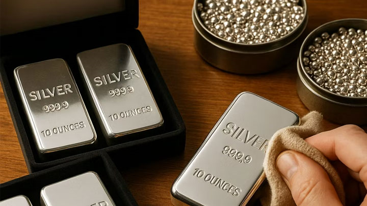 روش های نگهداری از شمش و ساچمه نقره